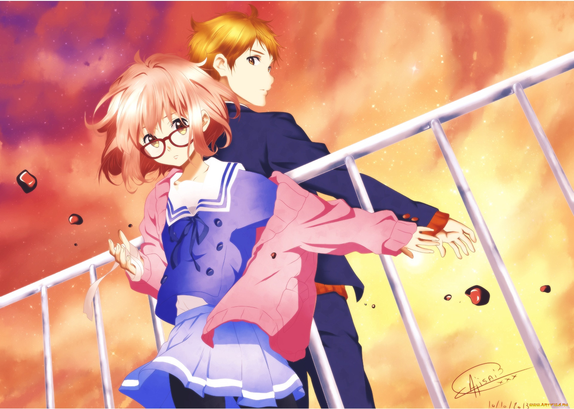 , kyoukai no kanata, , , , 